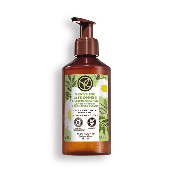 Yves Rocher Lemon Verbena & Chamomile Flower tekuté mýdlo na ruce vůně citronová verbena & květ heřmánku 190 ml koupíte na Yves-Rocher.cz