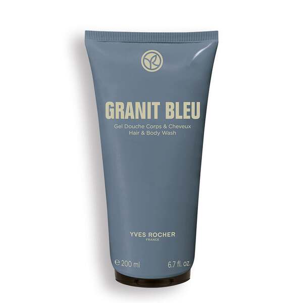 Yves Rocher Sprchový gel na tělo a vlasy Granit Bleu Granit Bleu 200 ml