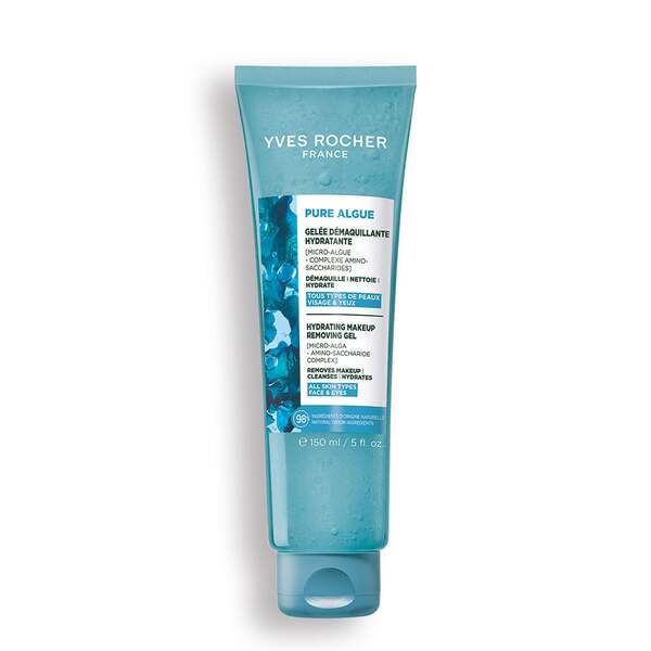 Yves Rocher Pure Algue čisticí a odličovací gel s hydratačním účinkem 150 ml koupíte na Yves-Rocher.cz