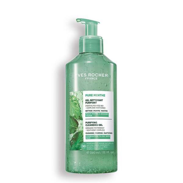 Yves Rocher Pure Menthe hloubkově čisticí gel 390 ml koupíte na Yves-Rocher.cz