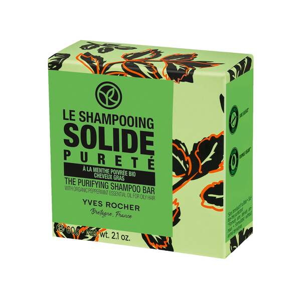 Yves Rocher Tuhý šampon na mastné vlasy Cosmetiques Solides 60 g