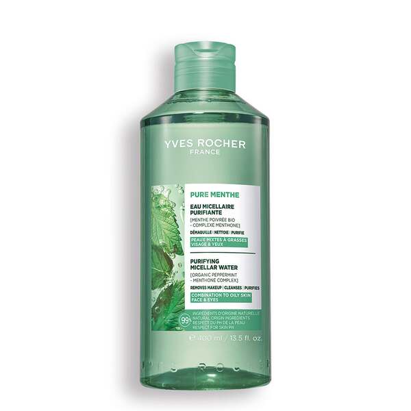 Yves Rocher Pure Menthe čisticí micelární voda 400 ml koupíte na Yves-Rocher.cz