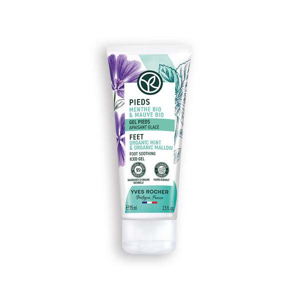 Yves Rocher Pieds chladivý gel na nohy Organic Mint & 75 ml koupíte na Yves-Rocher.cz