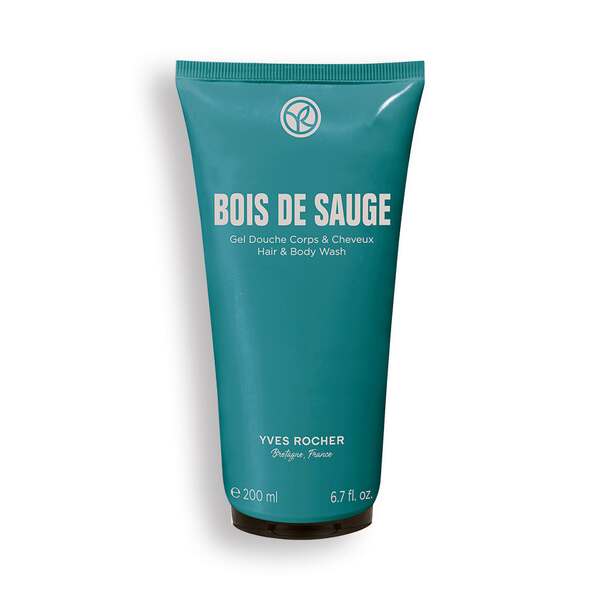 Yves Rocher Sprchový gel na tělo a vlasy Bois de Sauge 200 ml