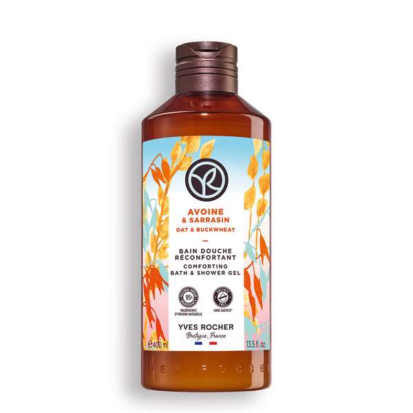 Yves Rocher Bain de Nature pečující sprchový gel Oat & Buckwheat 400 ml koupíte na Yves-Rocher.cz