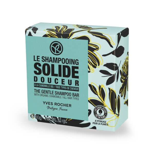 Yves Rocher Tuhý šampon pro jemnou péči Cosmetiques Solides 60 g