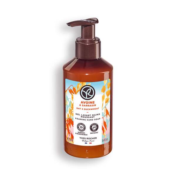 Yves Rocher Tekuté mýdlo na ruce Oves & pohanka Bain de Nature 190 ml