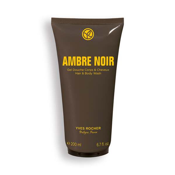 Yves Rocher Sprchový gel na tělo a vlasy Ambre Noir 200 ml