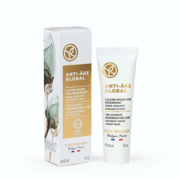 Yves Rocher Vysoce regenerační péče a noční maska Anti-Age Global 30 ml