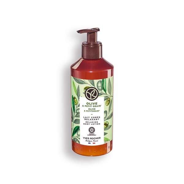 Yves Rocher Tělové mléko Oliva & petit grain Bain de Nature 390 ml
