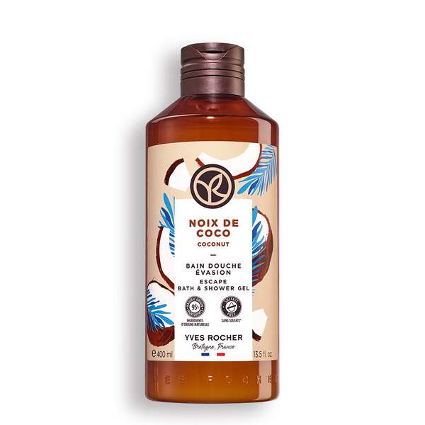 Yves Rocher Bain de Nature vyživující sprchový gel Coconut 400 ml koupíte na Yves-Rocher.cz