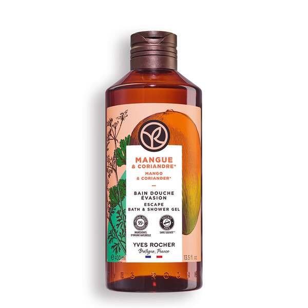 Yves Rocher Sprchový gel Mango & koriandr Bain de Nature 400 ml