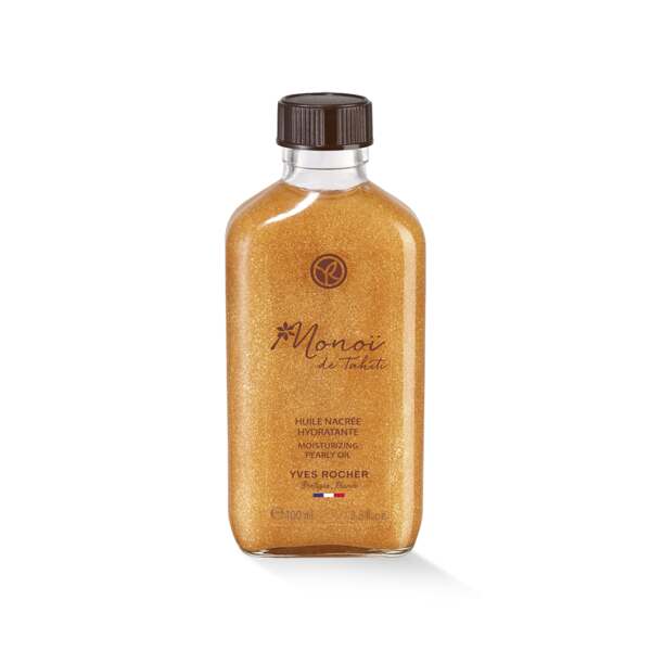 Yves Rocher Hydratační olej na tělo a vlasy s perletí Monoi Monoï 100 ml