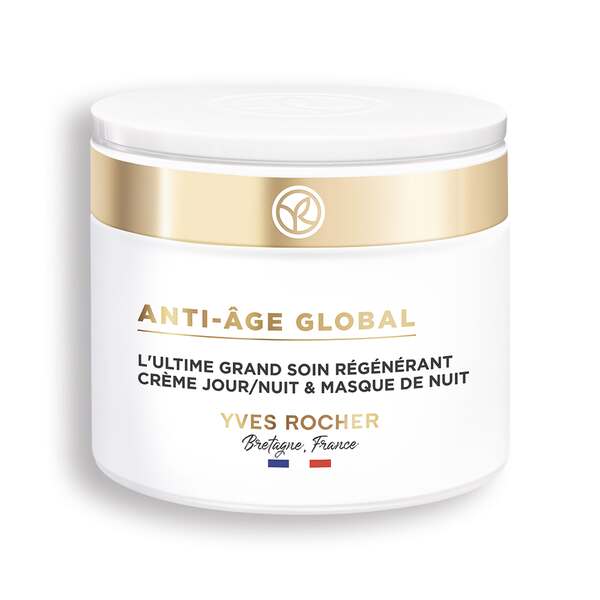 Yves Rocher Vysoce regenerační péče a noční maska Anti-Age Global 75 ml