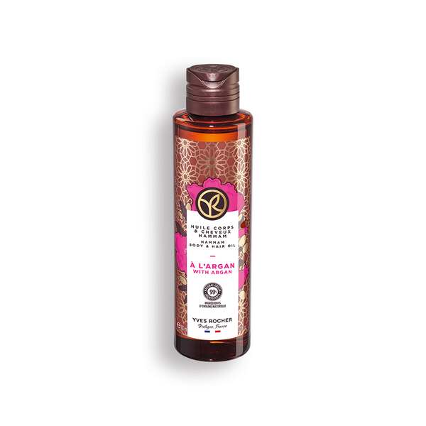 Yves Rocher Olej na tělo a vlasy Argan & bio růže z Maroka Bain de Nature 100 ml