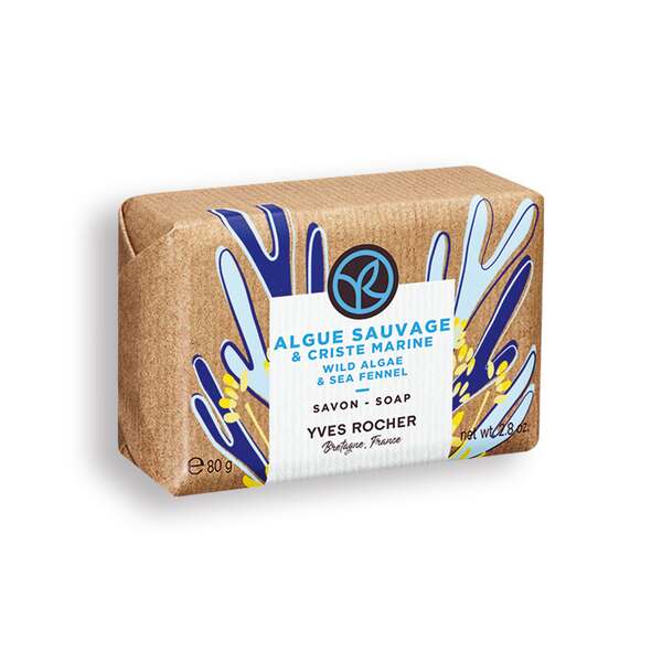 Yves Rocher Mýdlo Mořská řasa & motar přímořský Bain de Nature,Cosmetiques Solides 80 g