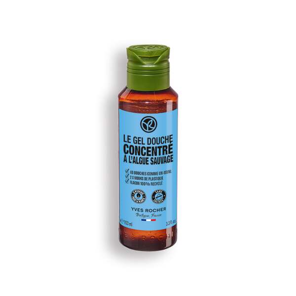 Yves Rocher Koncentrovaný sprchový gel Mořská řasa & motar přímořský Bain de Nature 100 ml