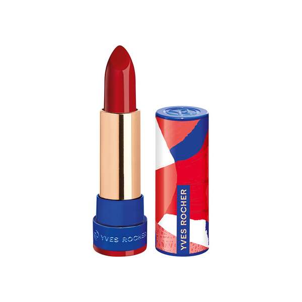 Yves Rocher Lesklá rtěnka Couleurs Nature odstín 12. Rouge camélia