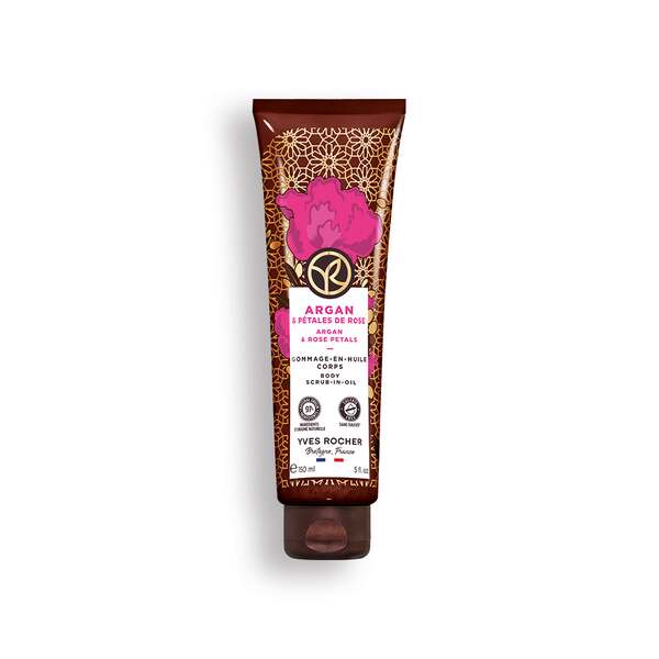 Yves Rocher Tělový peeling Argan & bio růže z Maroka Bain de Nature 150 ml