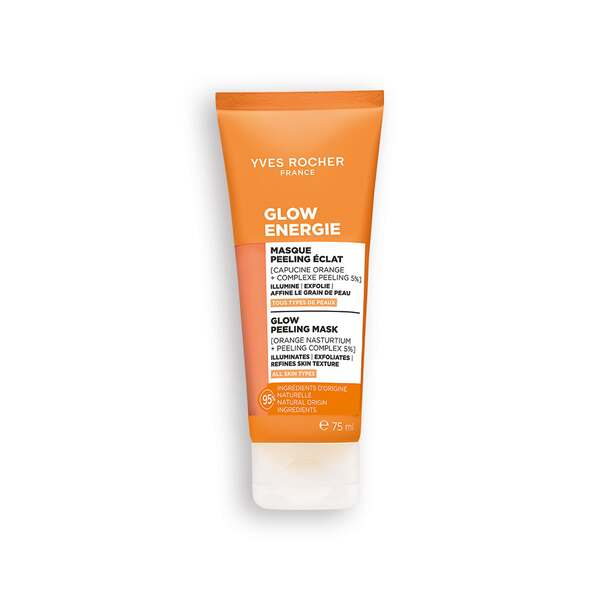 Yves Rocher Rozjasňující peelingová maska Glow Energie 75 ml