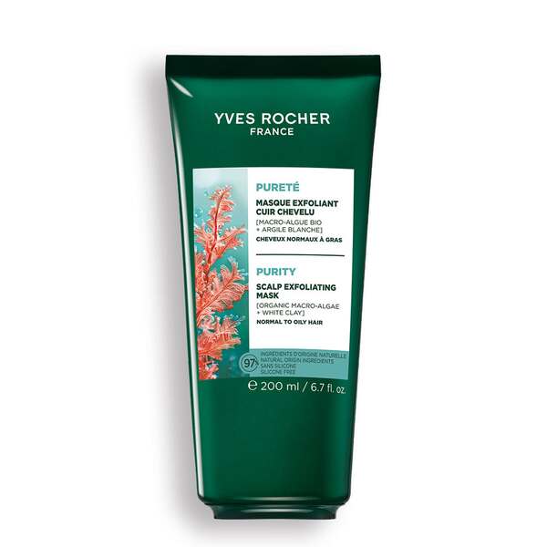 Yves Rocher Detoxikační maska a peeling 2 v 1 SOINS CAPILLARIES 200 ml