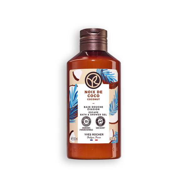 Yves Rocher Bain de Nature vyživující sprchový gel Coconut 200 ml koupíte na Yves-Rocher.cz