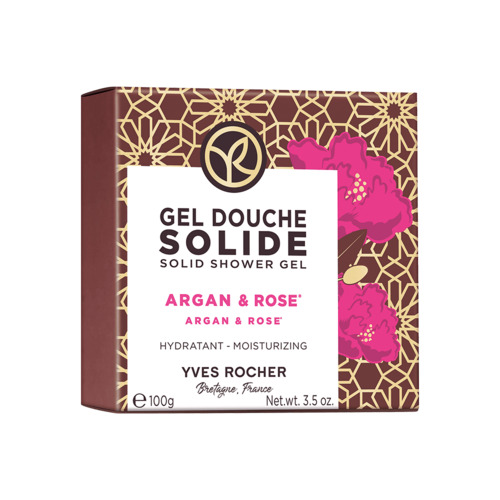 Tuhý sprchový gel Argan & bio růže z Maroka