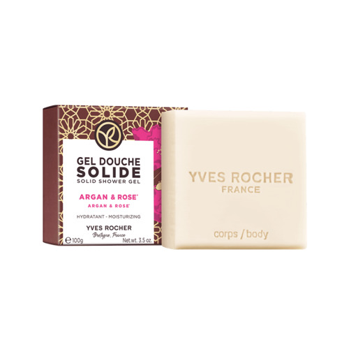 Tuhý sprchový gel Argan & bio růže z Maroka